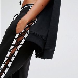 FENTY Puma x Rihanna Lace-Up Sweatpants - NEW